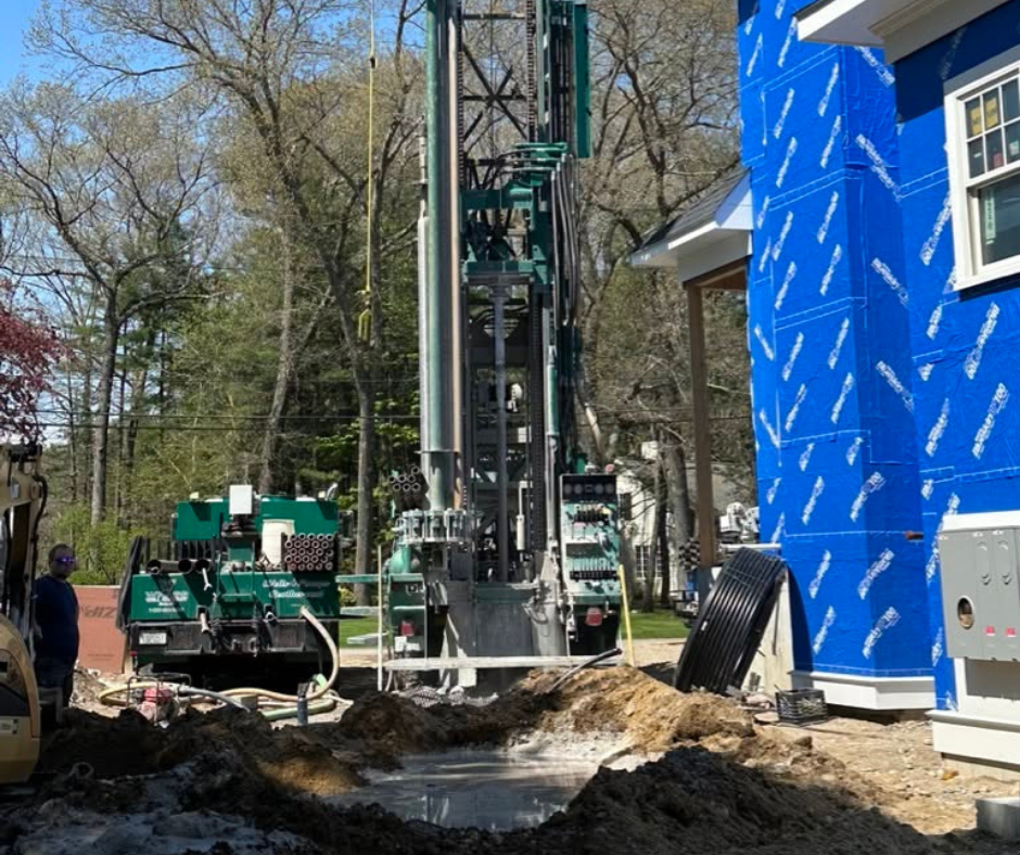geothermal drilling in new home construction